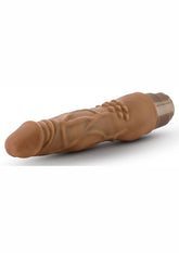 Dr. Skin Cock Vibe 4 Vibrating Dildo - Caramel - 8in